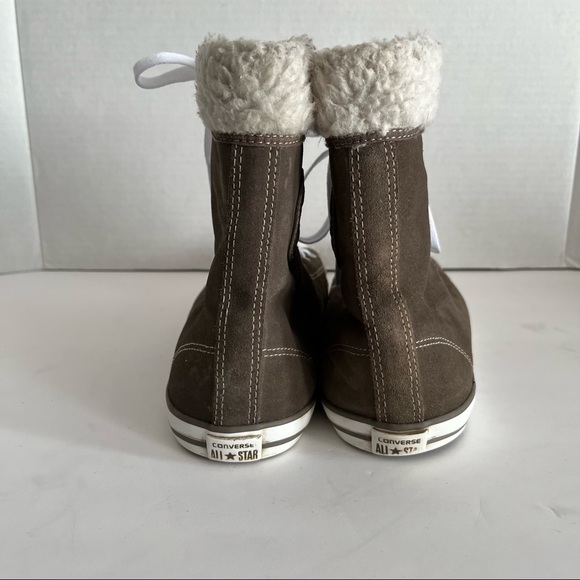 CONVERSE SUEDE FLEECE LINED HIGH TOPS - Picture 6 of 9